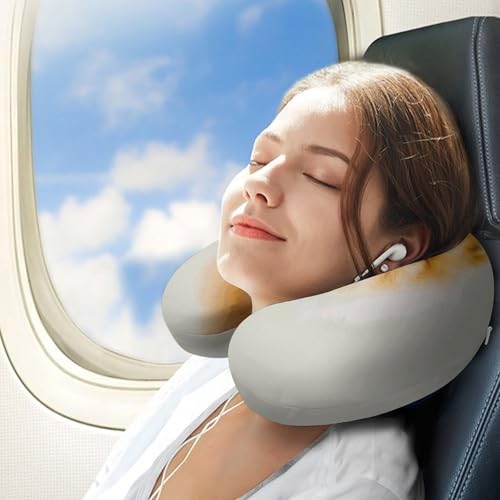 Almohada U de espuma viscoelástica tamaño único miniatura 3