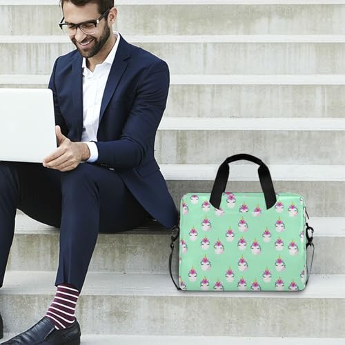 Bolso portátil tipo messenger con cierre 15.6 pulg miniatura 3