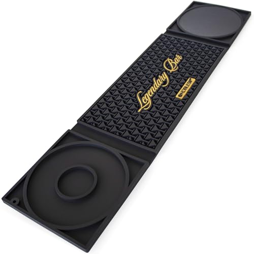 NobleSip Bar Mat 3en1 con Tabla de Cortar y Rimmer miniatura 2
