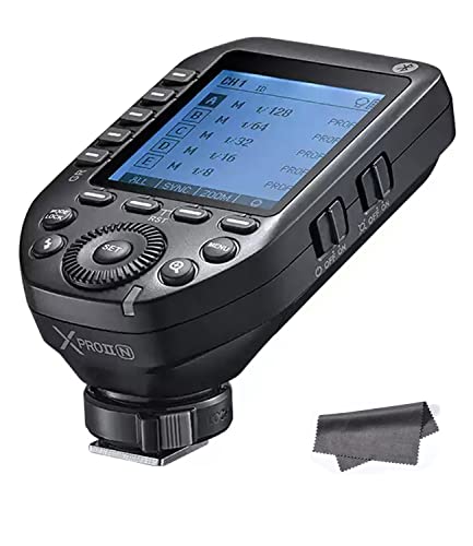 Godox XProII-N TTL Wireless Flash Trigger for Nikon, 1/8000s High-Speed-Sync, 2.4GHz Godox wireless X system APP Control, Speedlite Transmitter Compatible for Nikon Cameras