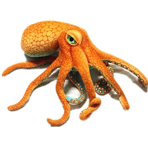 Polvo gigante Besportble, animais marinhos de pelúcia realistas, 80 cm