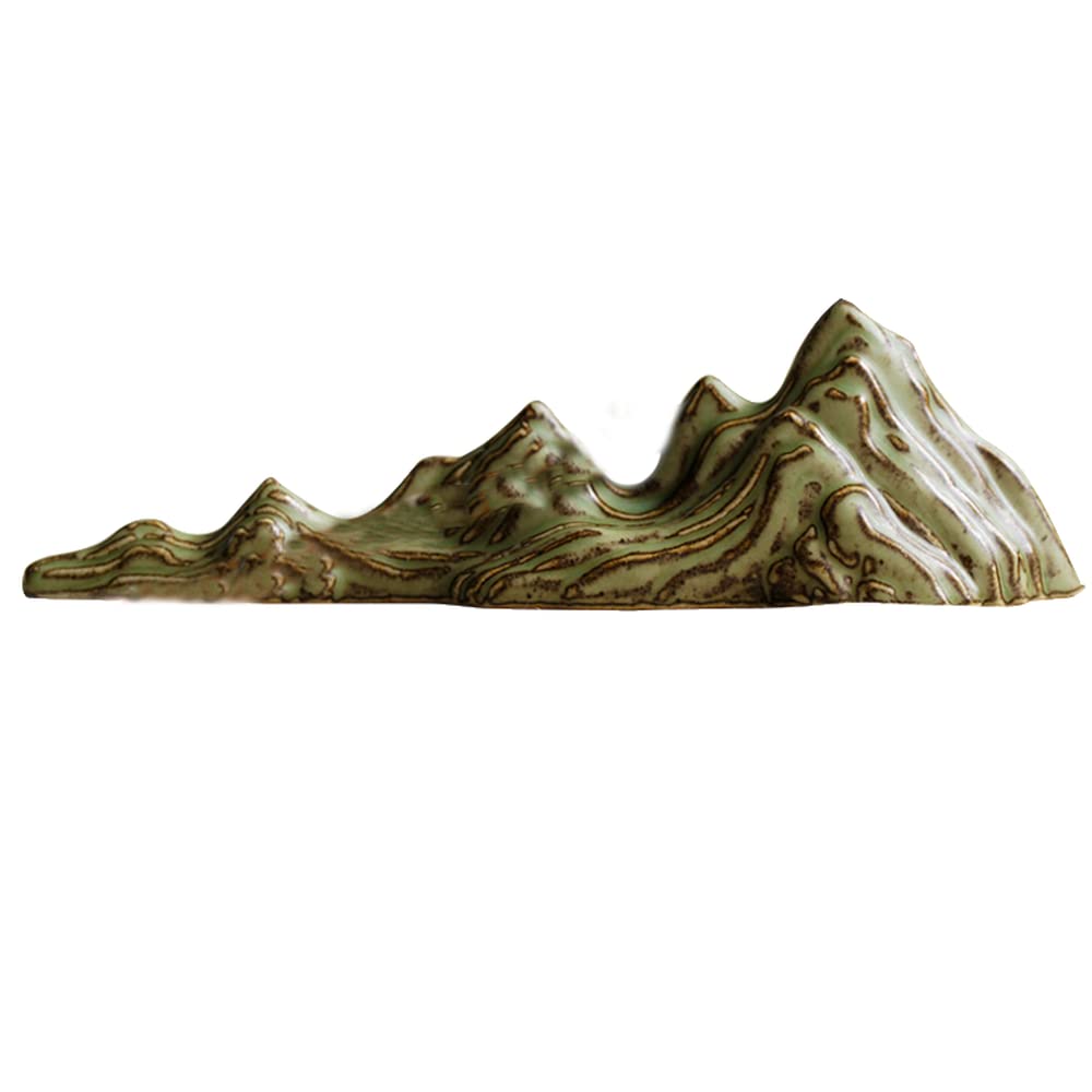 Briefbeschwerer for chinesische Kalligraphie, 20,8 cm, handgefertigt, kreativer Pinselhalter, Kalligraphie-Briefbeschwerer, Keramik-Ornamente