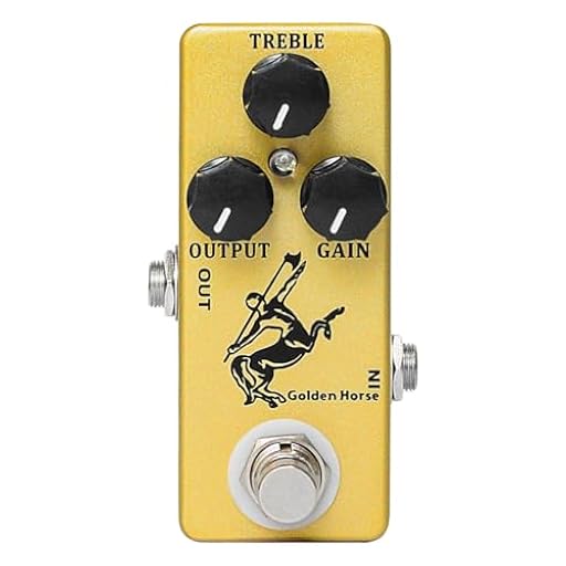 Alnicov-Pedal Overdrive con Efecto de Guitarra, Ganancia de Agudos, Carcasa Totalmente de Metal, True Bypass | Ya disponible en tu tienda friki favorita! En mundofriki.es!