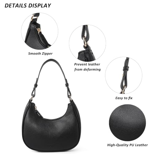 TANTOMI Shoulder Bag for Women Small Handbags PU Leather Mini Hobo Purses