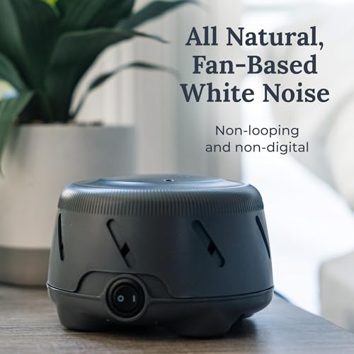 Yogasleep Dohm Uno White Noise Sound Machine, Fan-Based Natural Calming Pink Noise for Office Privacy, Sleep Aid & Meditation. Adjustable Tone & Noise Canceling for Travel, Baby & Adults (Charcoal) - Image 4