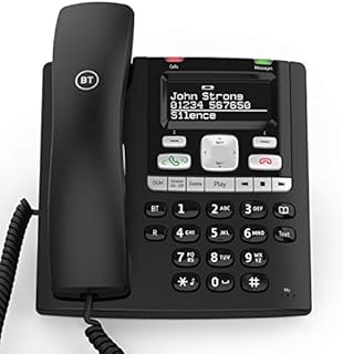 BT 32116 Paragon 650 Corded Phone with Answering Machine, Black