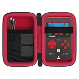 Aenllosi Hartschalen-Schutzhülle für Blaze Neo Geo/Technos/Atari/Taito/Capcom Super Pocket Handheld-Spielgerät, Rot, nur Hülle