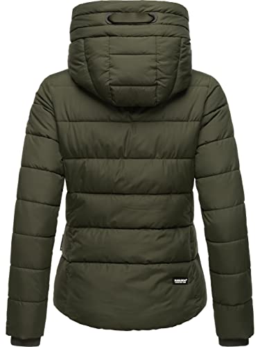 Navahoo Amayaa damska pikowana kurtka zimowa z podszewką, XS-XXL, oliwkowy, M