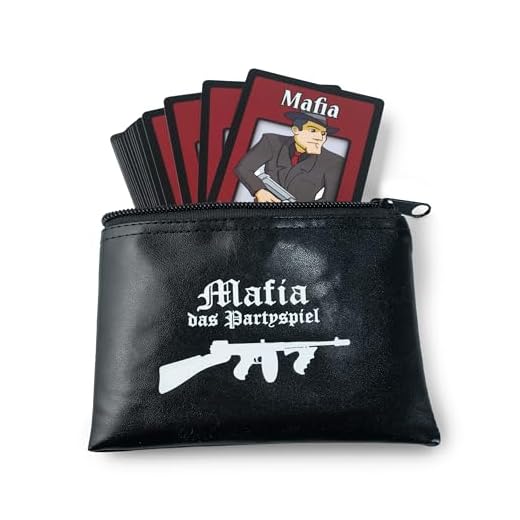 Mafia das Partyspiel, Bluff- und Täuschungskartenspiel - Deutsche Version
