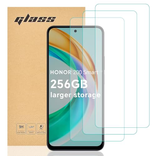 Totill Screen Protector for Honor 200 Smart, Shockproof Scratchproof oilproof Screen Protectors Easy Installation, HD Clear, 3-Pack