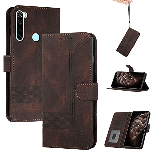 Momoka Wallet Custodia Portafoglio Per Redmi Note 4/4X - Pelle PU Con Slot Carte E Supporto - Rosso