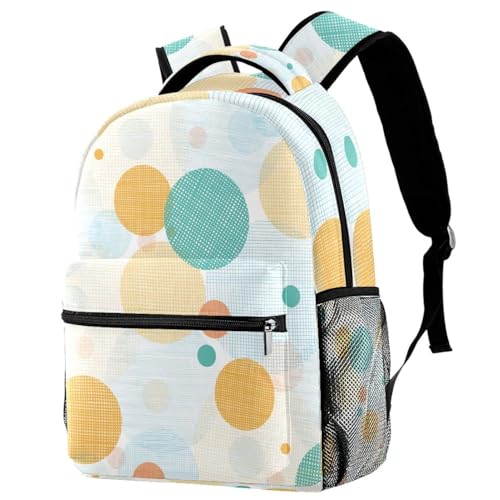 Sac de voyage décontracté pour filles et grand sac à dos scolaire multicolore 29.4cm