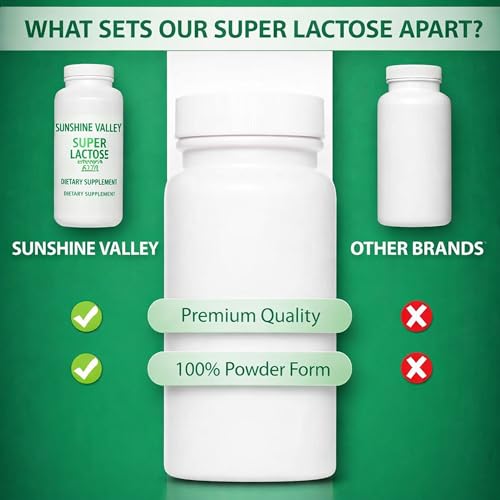 Image of Sunshine Valley Lactose Powder (Milk Sugar), Fine White Powder, 16 oz