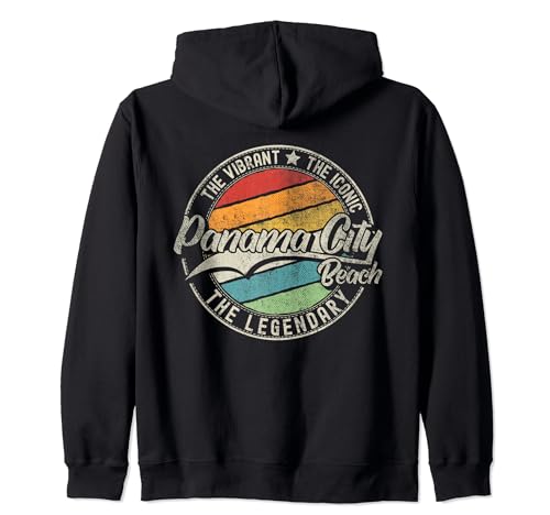 Panama City Beach FL | Florida | Vintage Distressed Zip Hoodie
