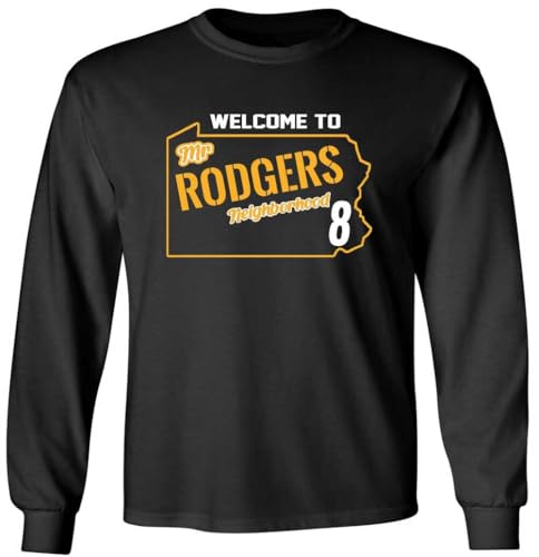 Long Sleeve Mr Rodgers Neighborhood Pittsburgh Shirt T-Shirt Long Sleeve
