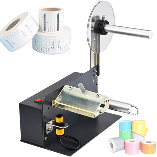 Dispensador automático de etiquetas para botes de productos químicos diarios