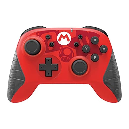 HORI - Horipad inalámbrico Mario (Nintendo Switch)