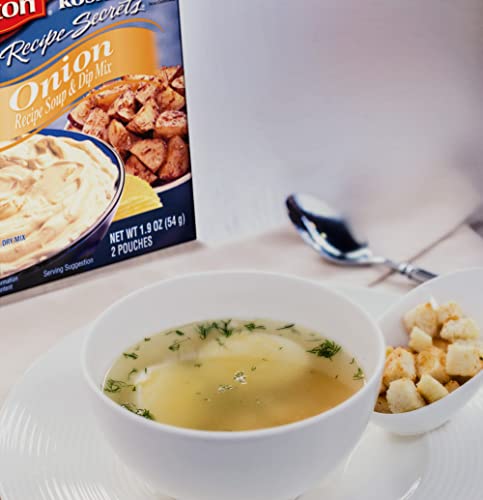 Lipton Gluten Free (Not Certified) Onion Soup & Dip Mix, 1.9oz (3 Pack) | Great for Soups, Dips, Gravy & Seasoning | Kosher (Including Passover)