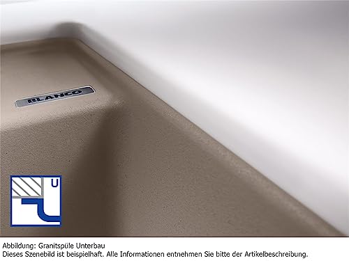 Évier design BLANCO DALAGO 6 en SILGRANIT blanc, l'élégance minimaliste