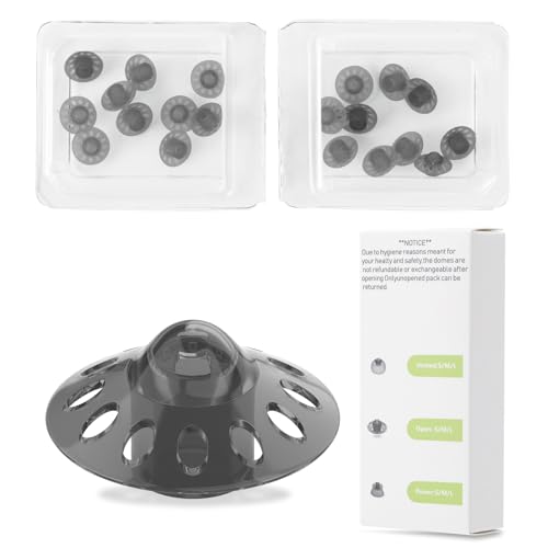 Phonak Hearing Aid Domes,20 pcs Phonak Open Hearing Aid Domes Medium Size (0.35 Inch=9mm)