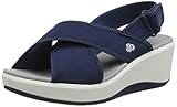 Sohle: Gummi Clarks Damen Step Cali Cove Slingback Sandalen, Beige (Navy Navy), 39 EU