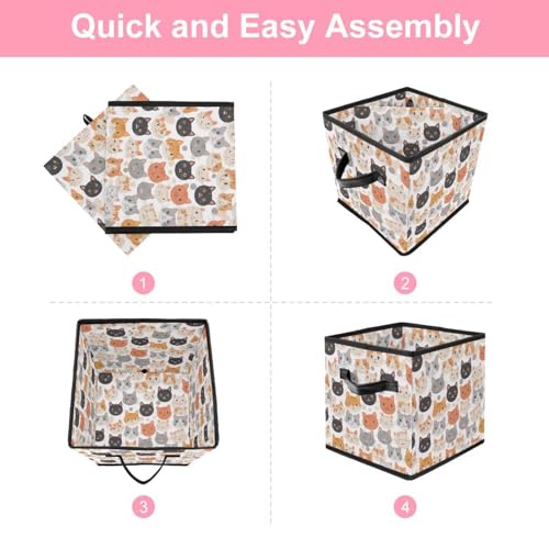 Cube de rangement chat pour organiser la chambre d'enfant - 7