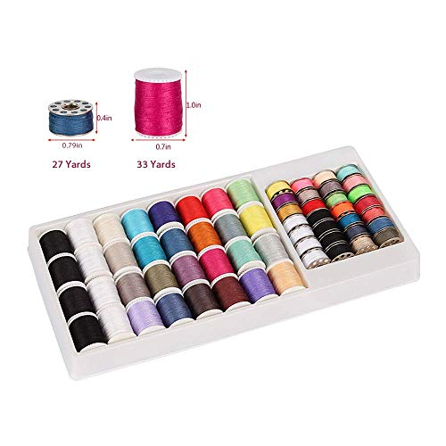 Nex Sewing Thread Kit, Mini Spools And Bobbins For Sewing Machine, Hand Sewing #TOP2