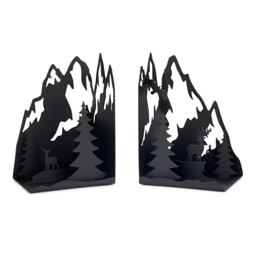 Balvi Buchstützen Mountains Farbe Schwarz Berglandschaft darstellend Nylon