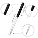 4pcs Letter Opener, Stainless Steel Envelope Opener Metal Mail Tool with Handle Portable Sharp Envelope Slitter Letter Cutter Knife for Office Home School Supplies