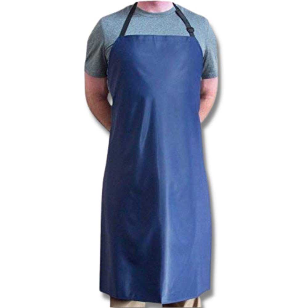 MEDILINE PLUS L.R Apron for Surgeons Doctors Nurses Plastic waterproof Apron Blue