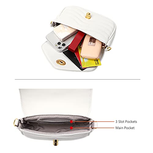 JEEHAN Quilted Crossbody Bags for women Designer Shoulder Handbags Small Purse4