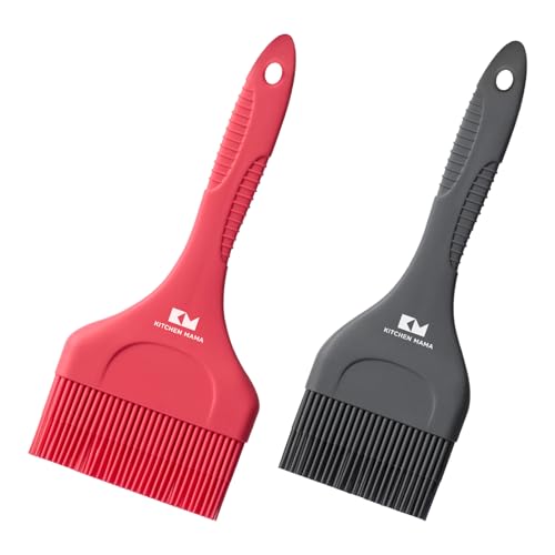 Kitchen Mama Silicone Pastry & Basting Brush Set