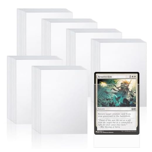 300 Stück Sleeves Kartenhüllen, 66 x 91mm, Transparente Karten Hüllen für Pokemon, Yugioh, MTG, K-POP, TCG, Baseball und Fußballkarten, Mini Photo