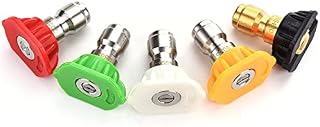 Tool Daily Pressure Washer Spray Nozzle Tips Multiple Degrees, 1/4 inch 5-Pack (2.5 GPM)