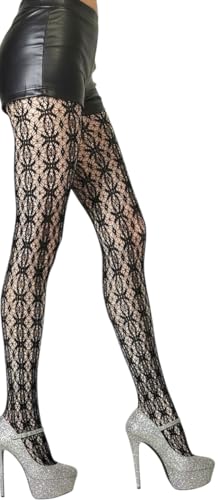 Image of ToBeInStyle Women's Vintage Art Deco Chevron Ornate Design Tights Pantyhose