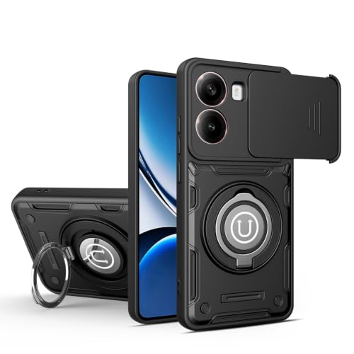 Coque Poco X7 Pro antichoc avec protège-caméra coulissant
