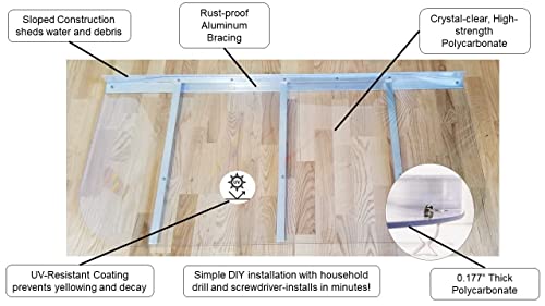 Window Well Supply Sloped Heavy-Duty Egress Window Well Cover (54" Width X 38" Length) #TOP2
