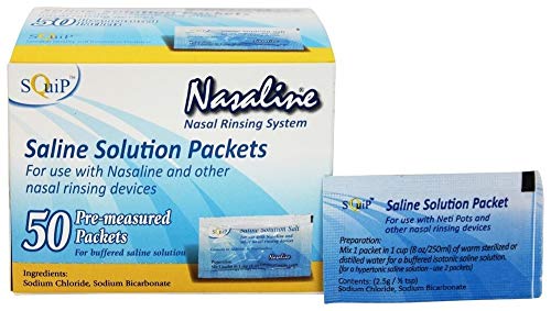 Squip Products Nasaline Salt Pre-Measured Packets - 50 Packets