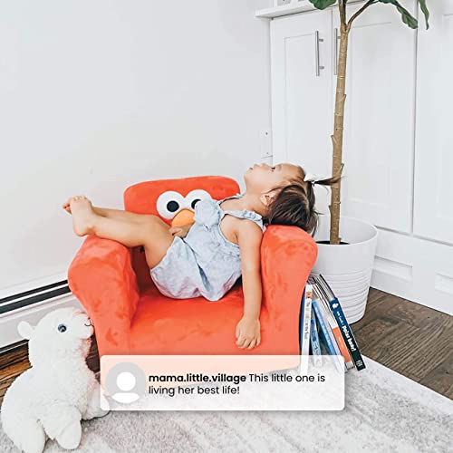 Sesame Street Elmo Upholstered Chair By Delta Children, Red #TOP6