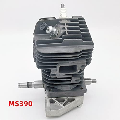 ミリメートル & 49 ミリメートルシリンダーピストンクランクシャフトエンジンパンベースキット S MS390 MS290 M 【オイルフィルターラインシール】