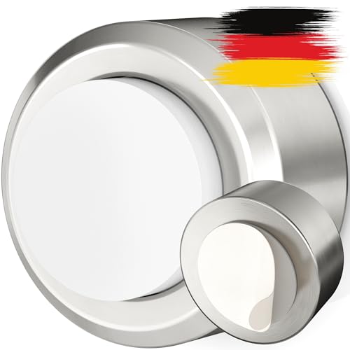 Raumhero Türstopper Wand Edelstahl (1x) Wandpuffer Selbstklebend - 100{90da12e7fb752018be8d44a149b5922b7e3b95d191921e16aa171f95e6d2914f} Made in Germany - Türpuffer Wand, Türstopper Wandmontage - Edles Design für Ihr Zuhause (zum Kleben, Weiß) Raumhero Türstopper Wand Edelstahl (1x) Wandpuffer Selbstklebend - 100{90da12e7fb752018be8d44a149b5922b7e3b95d191921e16aa171f95e6d2914f} Made in Germany - Türpuffer Wand, Türstopper Wandmontage - Edles Design für Ihr Zuhause (zum Kleben, Weiß)