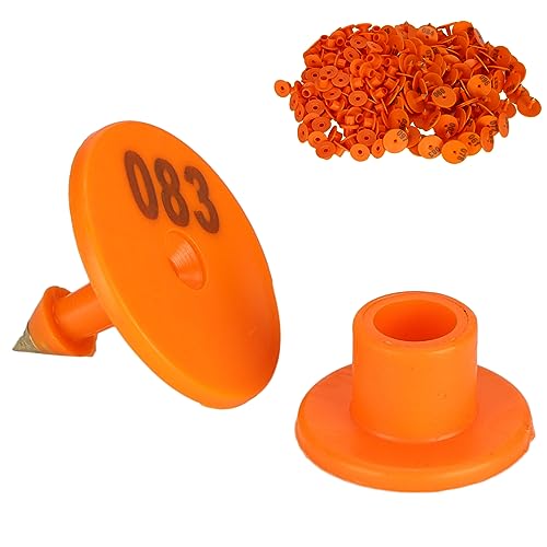 Étiquettes d'oreilles de 001 à 100 pour organiser facilement votre bergerie et étable