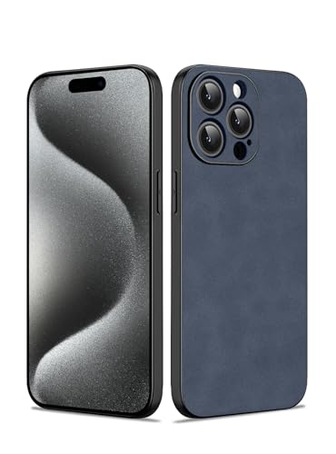 Coque iPhone 15 Pro antichoc et anti-rayures en TPU souple bleu