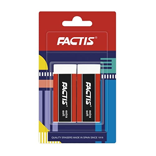 Blíster 2 gomas de borrar ES20 para Bellas Artes FACTIS®