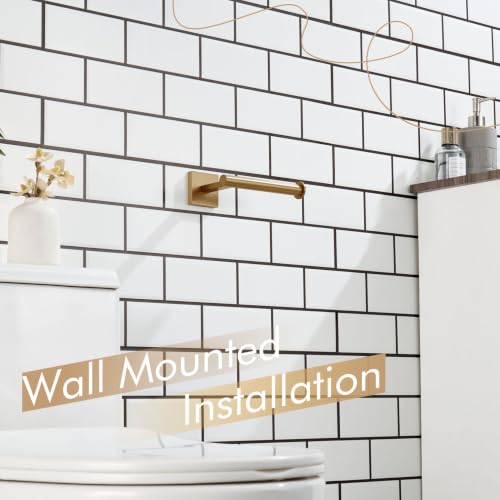 Image of KOKOSIRI Toilet Paper Holder Toilet Roll Holders Hold Mega Rolls Kitchen Bathroom Tissue Paper Dispenser Champagne Bronze Stainless Steel, B2008CPG