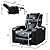 CANMOV Electric Power Recliner Chair with USB Ports and Cup Holders, Breathable Leather Home Theater Seating with Hidden Arm Storage by CANMOV