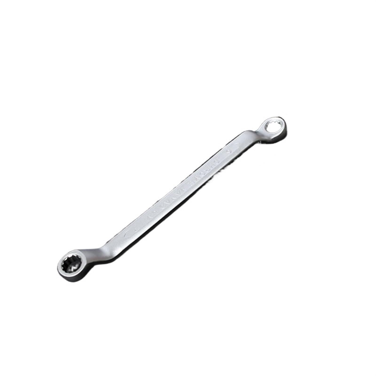 Ualxpao 8Mm To 9Mm Offset Wrench Industrial Grade Matt Metric 6-32Mm Offset Ring Spanner Garage Workshop Tool For Tight Spaces For Automotive Repair(8Mm To 9Mm)