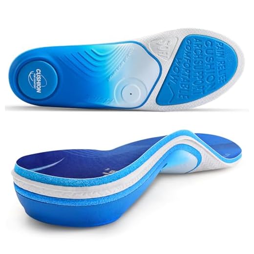 PCSsole Plantillas Ortopédicas Gen 2 | Para Fascitis Plantar, Espolón Calcáneo, Pie Plano & Molestias en los Pies | Ideal para Jornadas Enteras de Pie