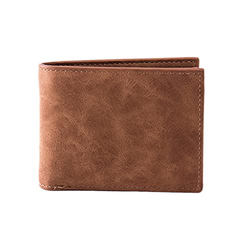 Men Wallets Small Men Thin Wallet with Coin Bag Zipper Wallet