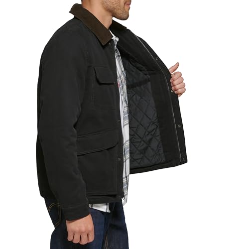 Image of Levi's Men's Cotton 4-pocket Depot Jacket With Corduroy Collar